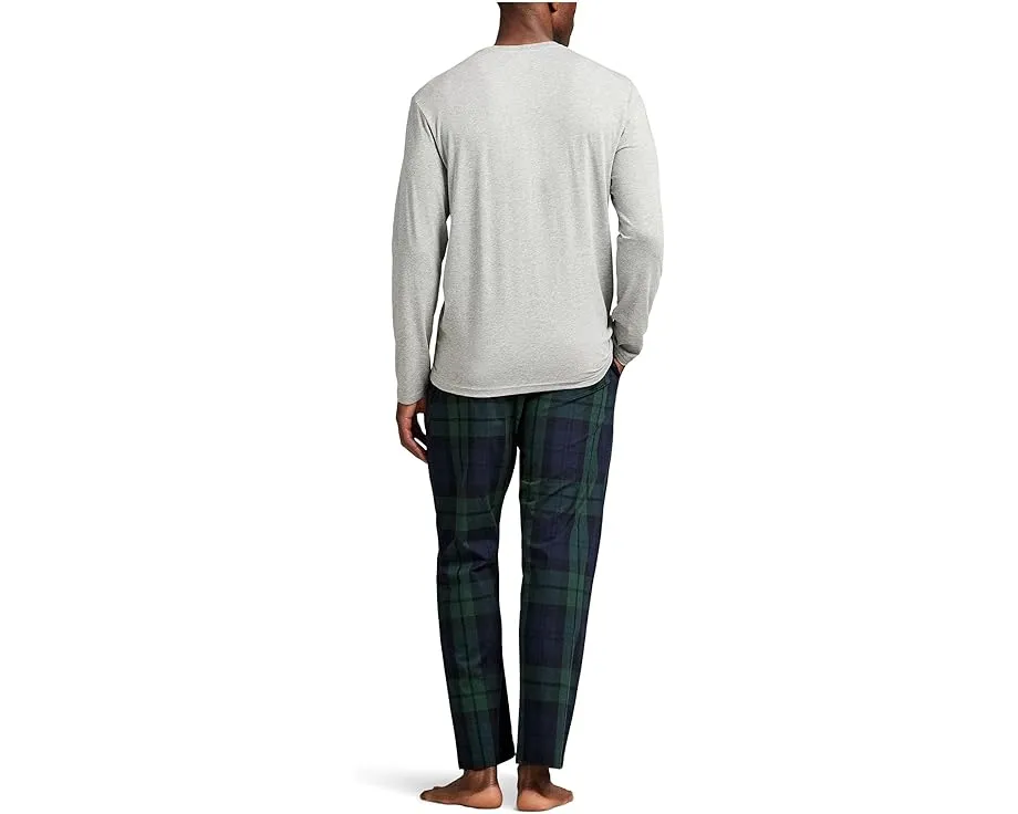 Пижамный комплект Polo Ralph Lauren из трикотажа и ткани