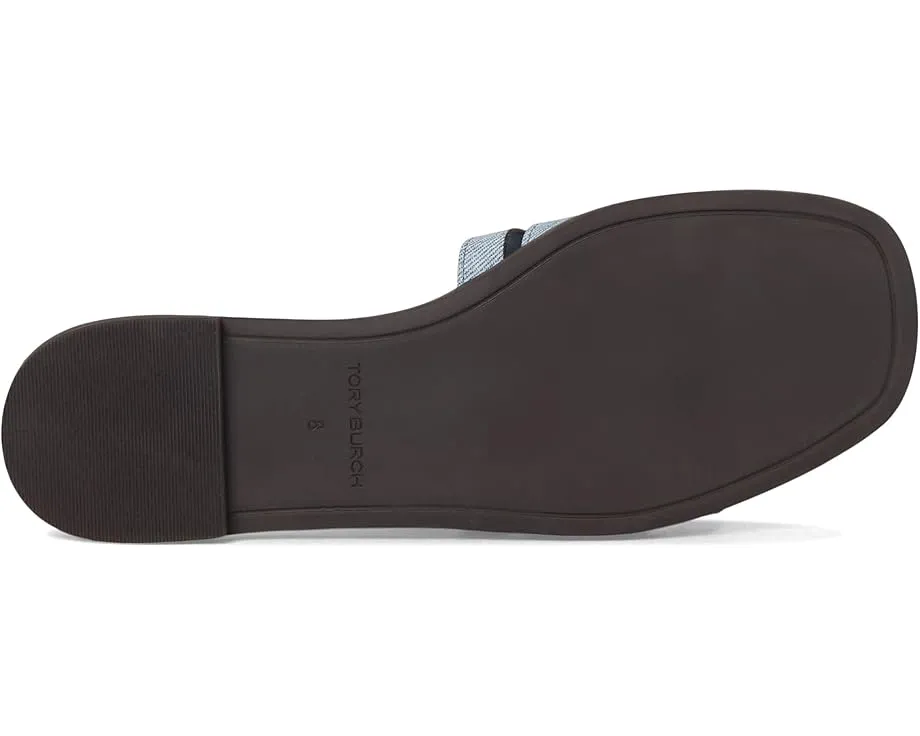 Сандалии Tory Burch Ines Cage Slides с плетеным верхом в стиле кейдж