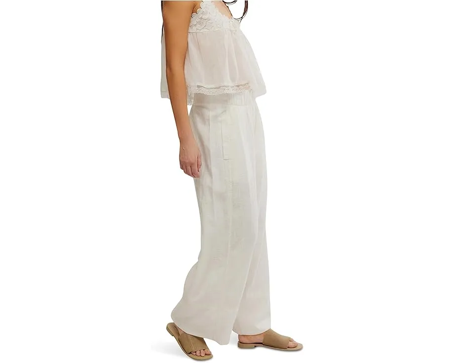 Day's End Cotton-Linen Pull-On Pants