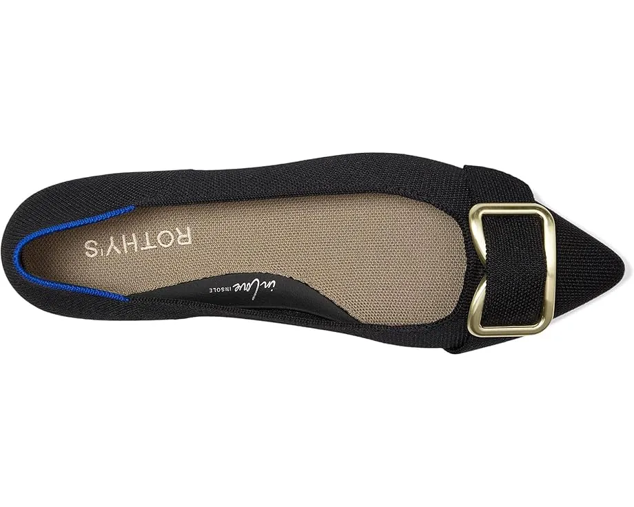 Балетки Rothy's The Emblem Point II с металлическим декором