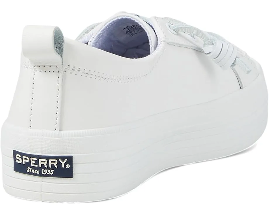 Кроссовки Sperry Crest Vibe Triple Leather на высокой платформе