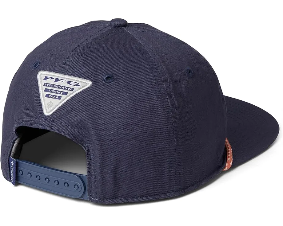 Бейсболка Columbia PFG Back Tack Snap Back из хлопка с регулируемой застежкой