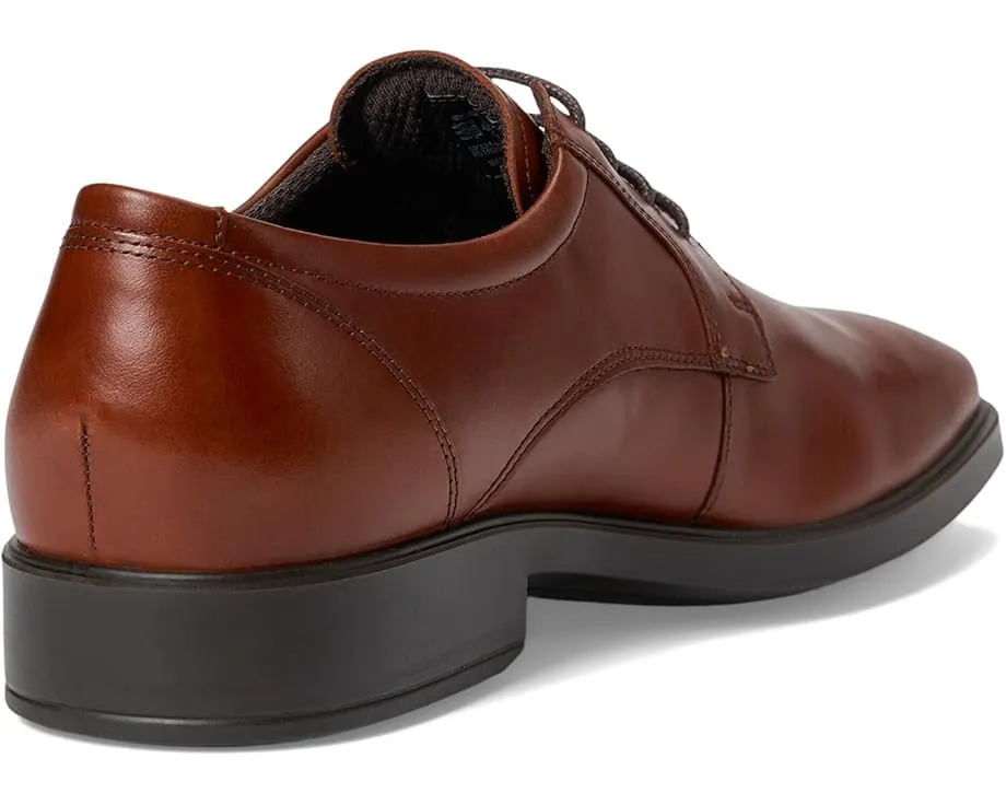 Оксфорды ECCO Milan Plain Toe с перфорацией и технологией ECFS