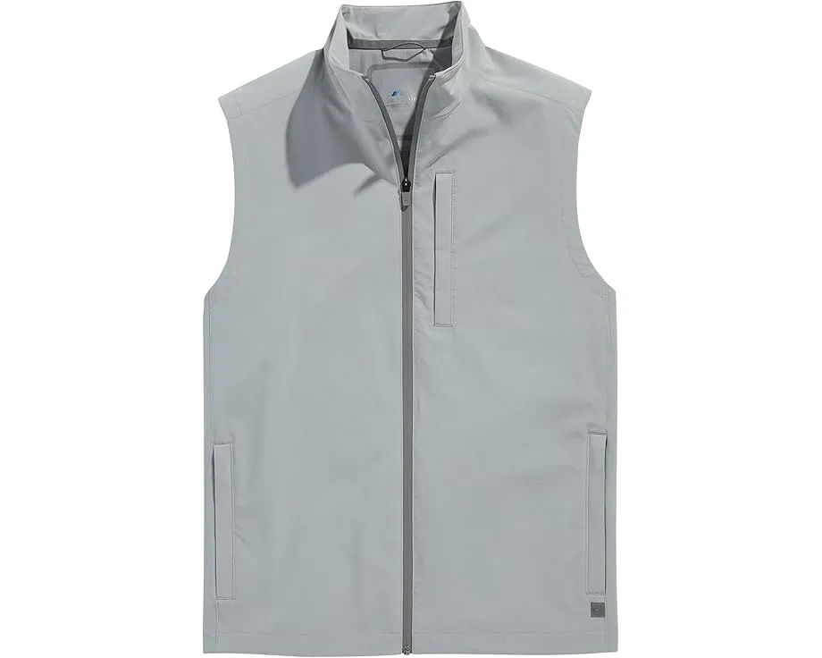 Vineyard Vines Mariner безрукавка из мягкой ткани с карманами на молнии