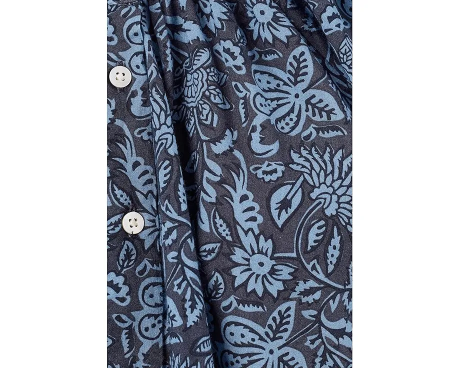 Блуза Voile Lettie от Faherty с принтом Blue Moon Petals