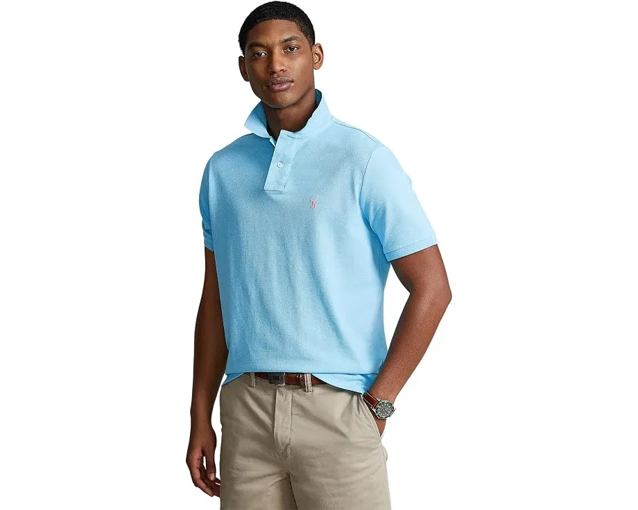 Классическая поло Polo Ralph Lauren The Iconic Mesh свободного кроя