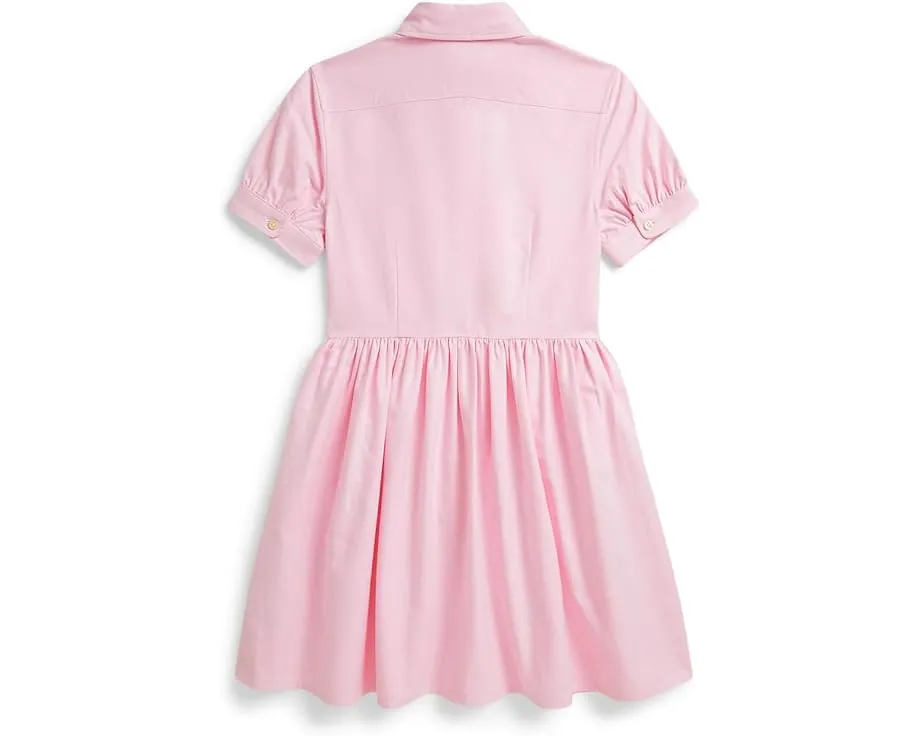 Платье-рубашка из хлопкового оксфорда для детей постарше Polo Ralph Lauren Kids