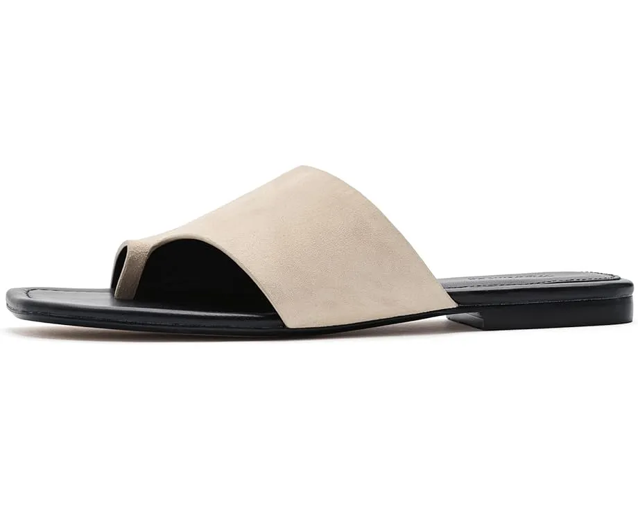 Сандалии Madewell Ashton Toe Loop из замши с кожаной стелькой и подошвой