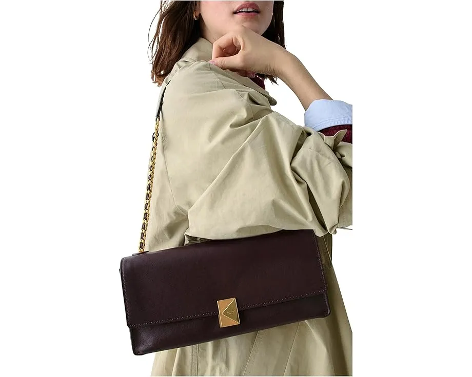 Мягкая сумка через плечо Kate Spade New York Deco из мелкозернистой кожи