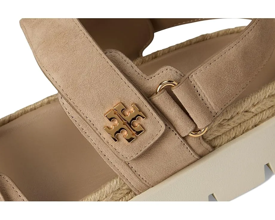 Сандалии Tory Burch Kira Rope Sport Sandal с ремешками на липучке и кожаной стелькой