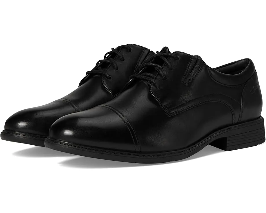 Туфли Clarks Steadwell Cap из махагоновой кожи с комфортной стелькой