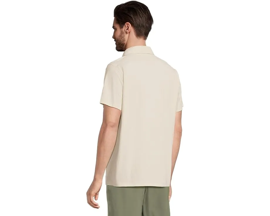 Columbia Sage Peak Woven Short Sleeve Shirt с защитой UPF 50 и технологией влагоотведения