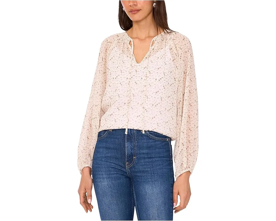 Блузка Vince Camuto с длинными рукавами и завязкой на шее
