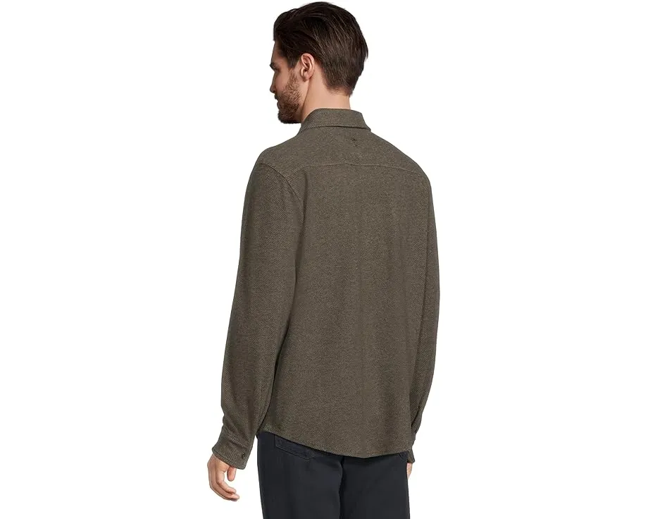 Tommy Bahama Длинная рубашка Fireside Coast с начесом и отделкой из шамбри