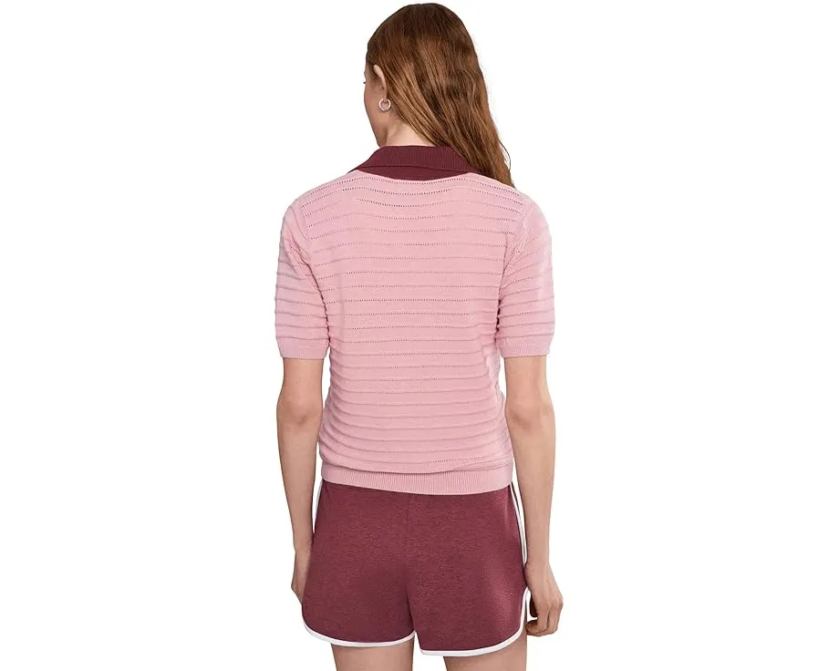 Поло Varley Wren Knit Polo из легкого трикотажа