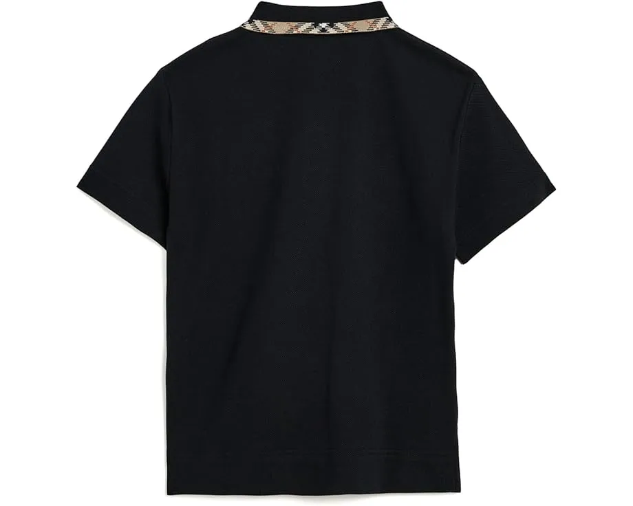 Рубашка Burberry Kids Johane черная для детей