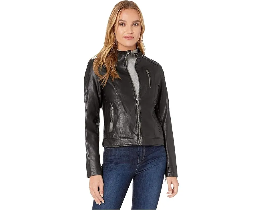 Косуха Levi's Motorcross Racer из искусственной кожи с стегаными рукавами