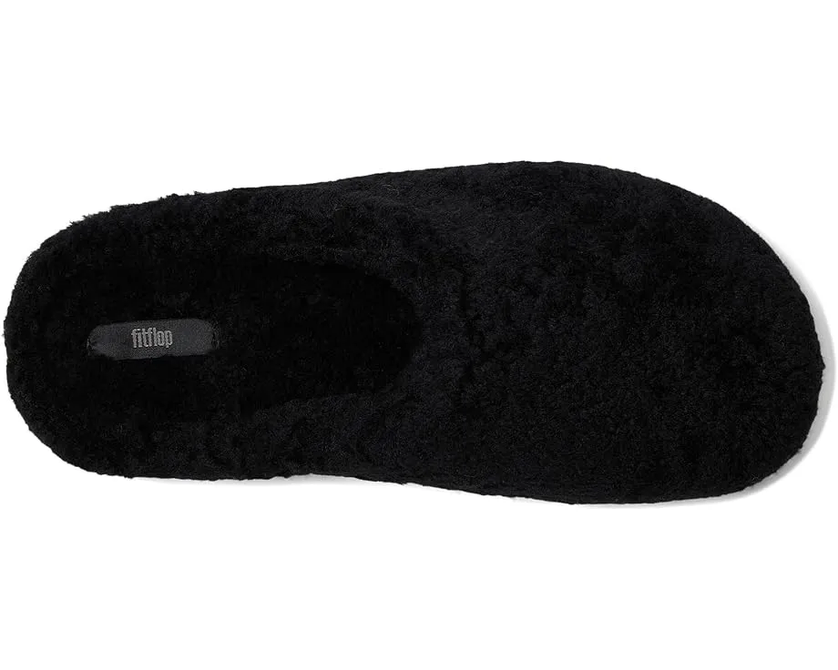 Тапочки-клоги Shuv Curly-Shearling из овчины с подошвой Microwobbleboard FitFlop