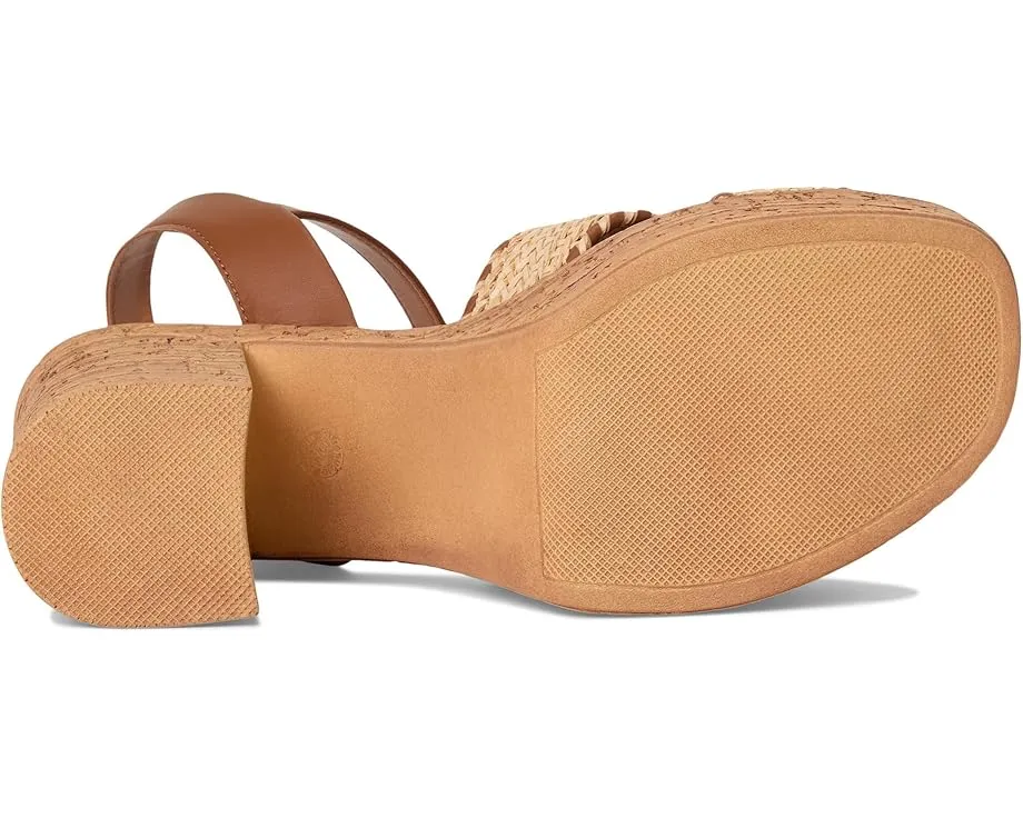 Босоножки Bravo на платформе с перекрещивающимися ремешками из рафии от Seychelles