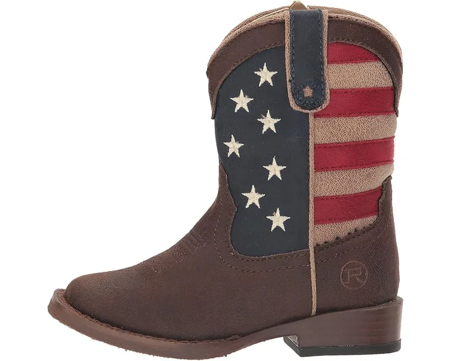 Детские ковбойские сапоги Roper Kids American Patriot с флагом США