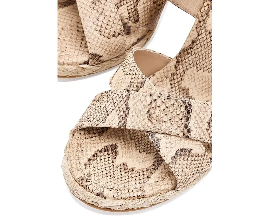 Сандалии Stuart Weitzman Alyssa на танкетке из замши и кожи