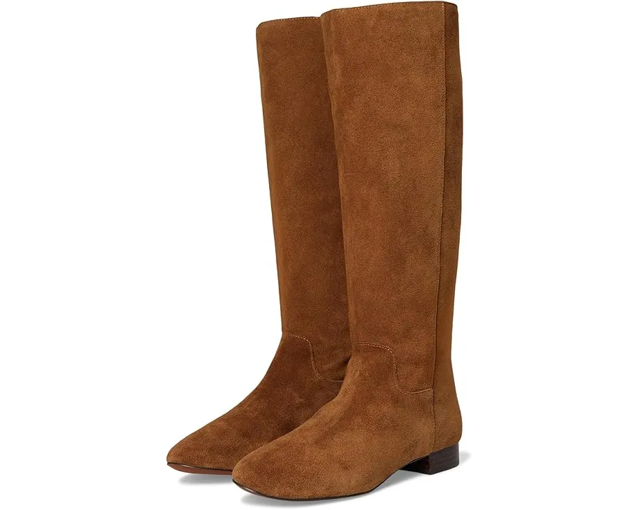 Высокие сапоги Madewell Taylor из замши с круглым носком