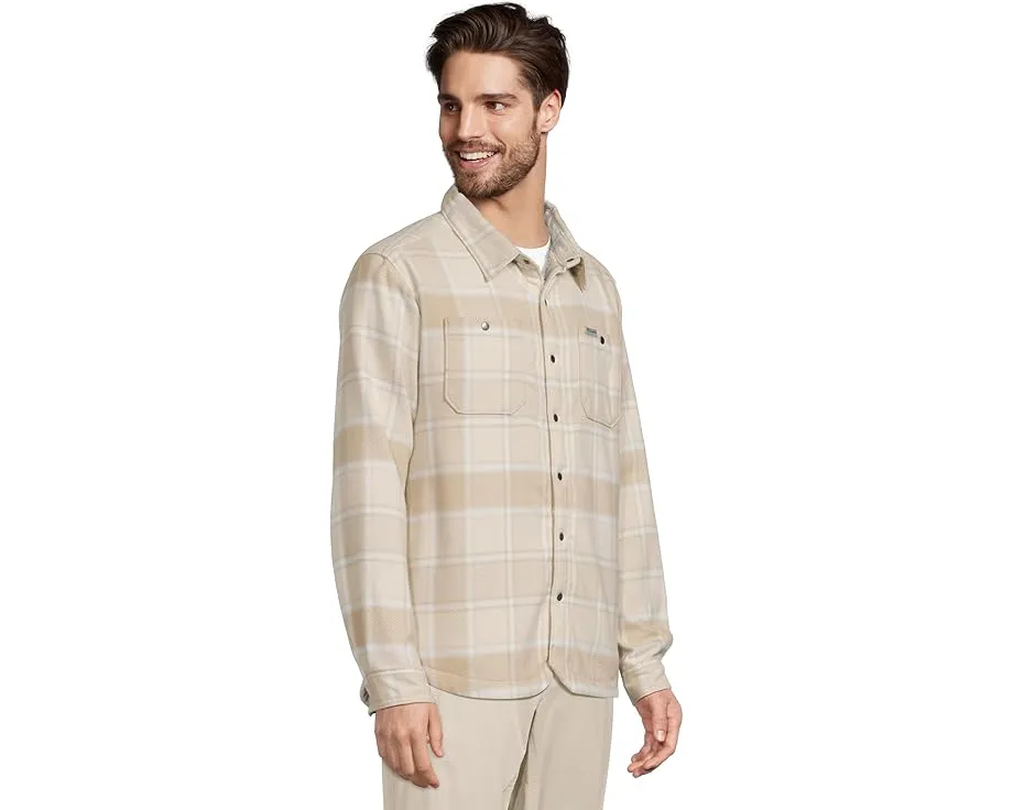 Куртка-рубашка Columbia Windward II с подкладкой из флиса Sherpa и клетчатым рисунком