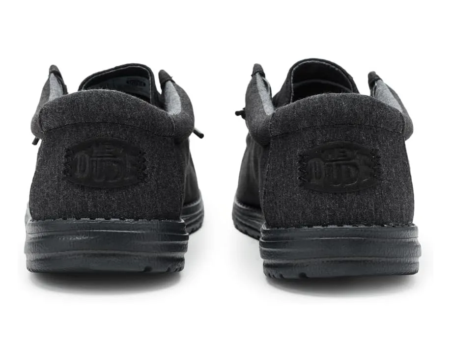 Кроссовки Hey Dude Wally Stretch Jersey из трикотажа с памятью формы