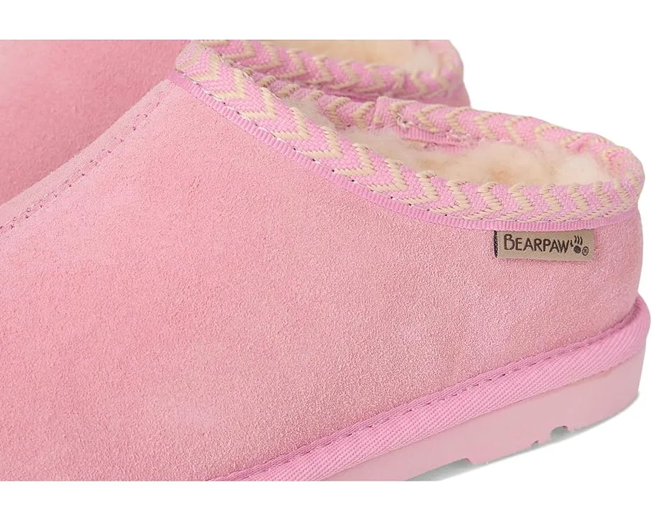 Детские тапочки Bearpaw Kids Tabitha из замши с подкладкой из смеси шерсти