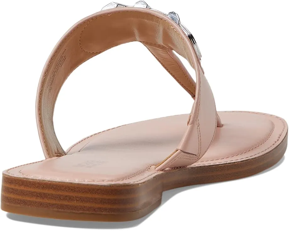 Сандалии MICHAEL Michael Kors Parker Thong с кожаным верхом и круглым носком