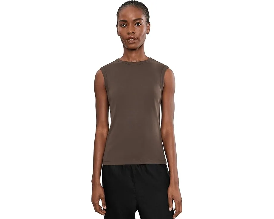 Madewell топ Ribbed Shell Tank с ребристой фактурой