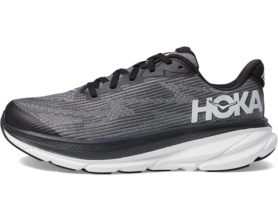 Детские кроссовки Hoka Clifton 9 с геометрией Clifton и сетчатым верхом