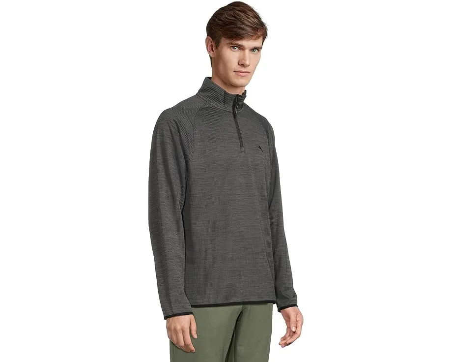 Tommy Bahama Полузипованный свитер Palm Pro с жаккардовым узором