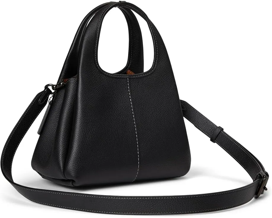 Сумка через плечо COACH Polished Pebble Leather Lana 23 с ремнем через плечо