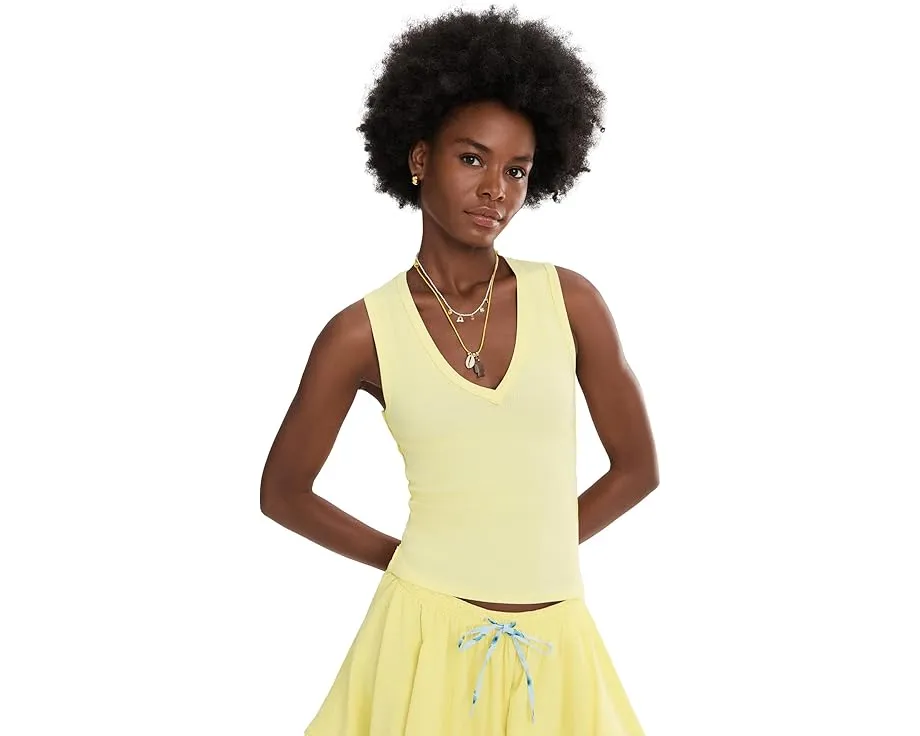 Топ Free People Neria Tank с V-образным вырезом
