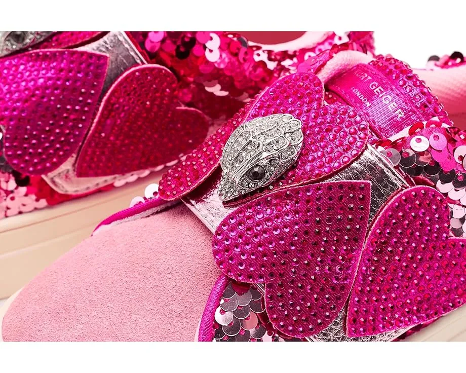Детские слипоны Kurt Geiger London Mini Laney Heart Strap с ремешком для детей