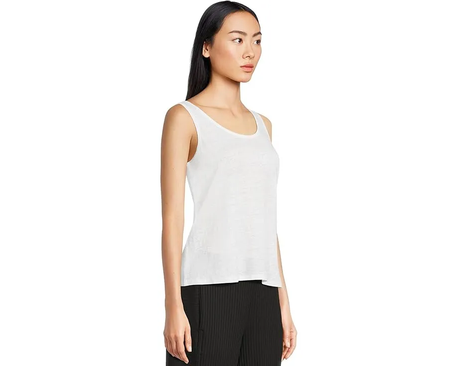 Топ майка Eileen Fisher Scoop Neck Tank с рифленой вязкой