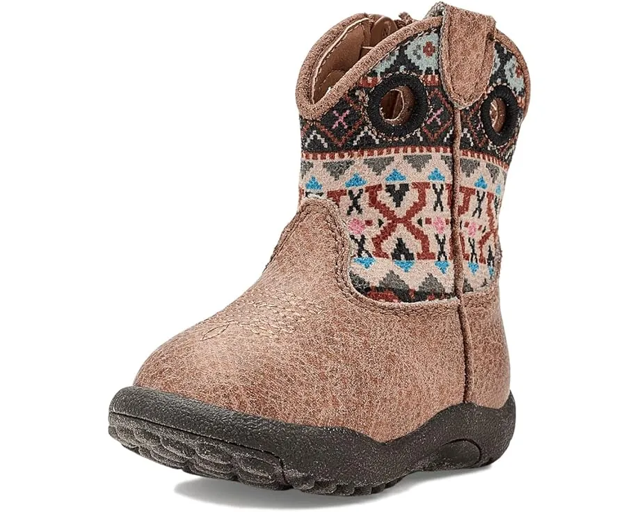 Сапоги Cowbaby Willow Aztec с принтом ацтеков и боковой молнией