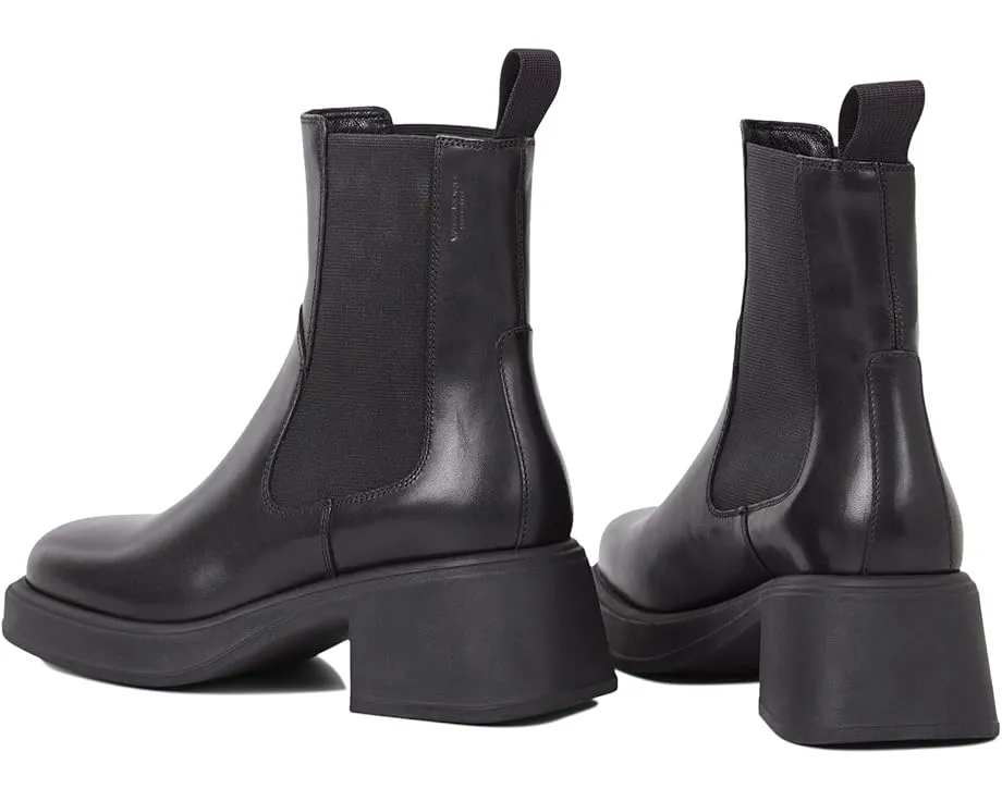 Кожаные челси Vagabond Shoemakers Dorah с квадратным носком и эластичными вставками