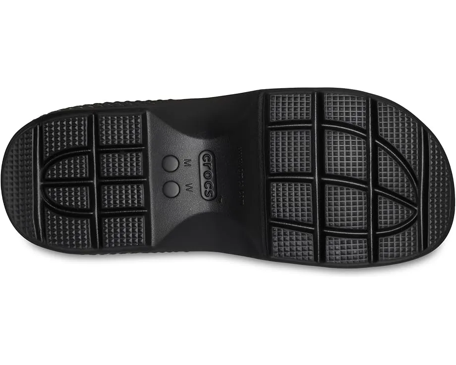Crocs Сандалии Stomp Slide с массивной подошвой и открытым носком