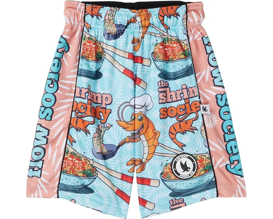 Шорты для мальчиков Shrimp Fried Rice Society с цветным принтом