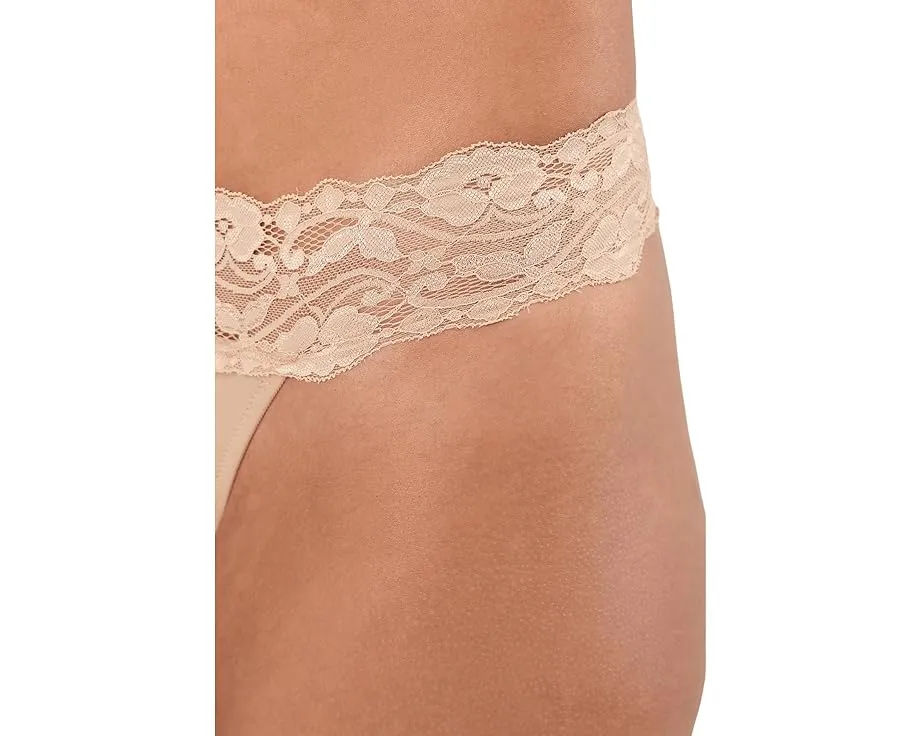 Набор из 3 стрингов PACT с кружевной резинкой