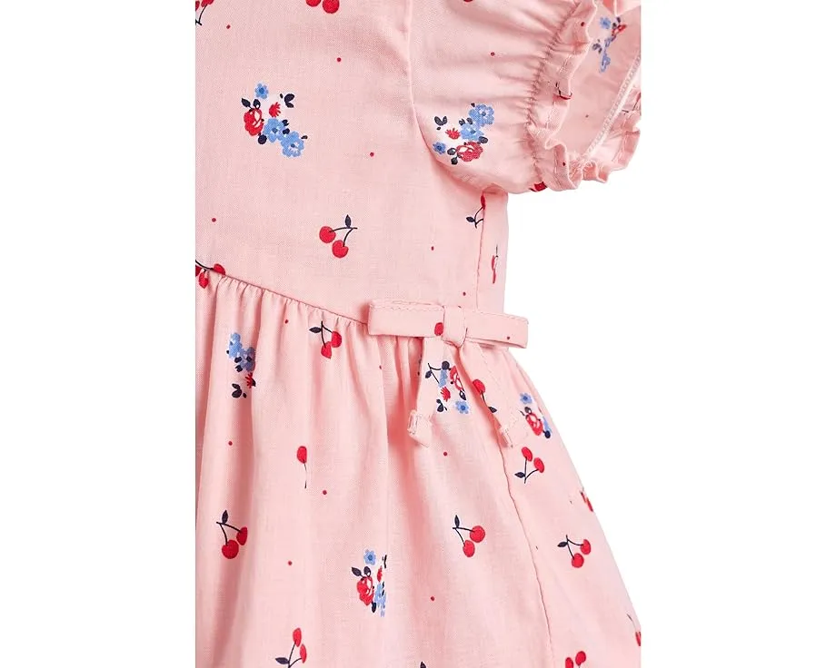 Платье Janie and Jack с вишнево-цветочным принтом и расклешенной юбкой