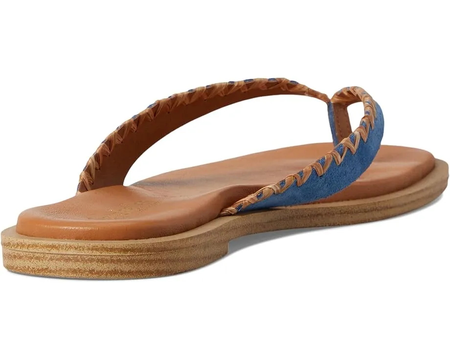 Сандалии Seychelles Island Breeze из замши с ремешками из рафии и мягкой стелькой