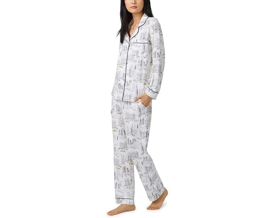 Пижамный комплект Bedhead PJs из органического хлопка с длинными рукавами