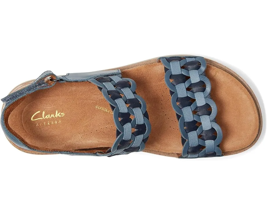 Сандалии Clarks Arwell Glide с плетеным верхом и пробковой стелькой