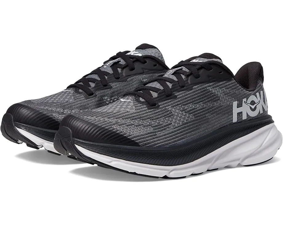 Детские кроссовки Hoka Clifton 9 с геометрией Clifton и сетчатым верхом