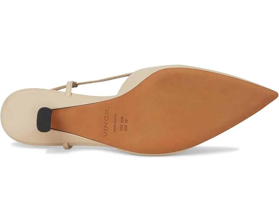 Туфли Vince Levvy на удобном низком каблуке с острым носом и регулируемой застежкой