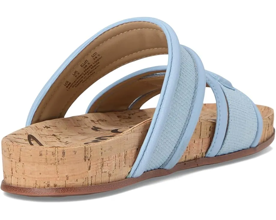 Сандалии Sam Edelman Rowan с плетеными двойными ремешками и массивной окантовкой