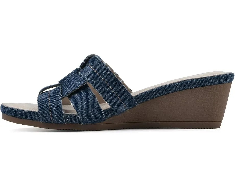 Босоножки Candyce на танкетке из искусственной кожи